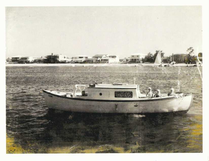 David Baxter's
        First Boat in the 1950